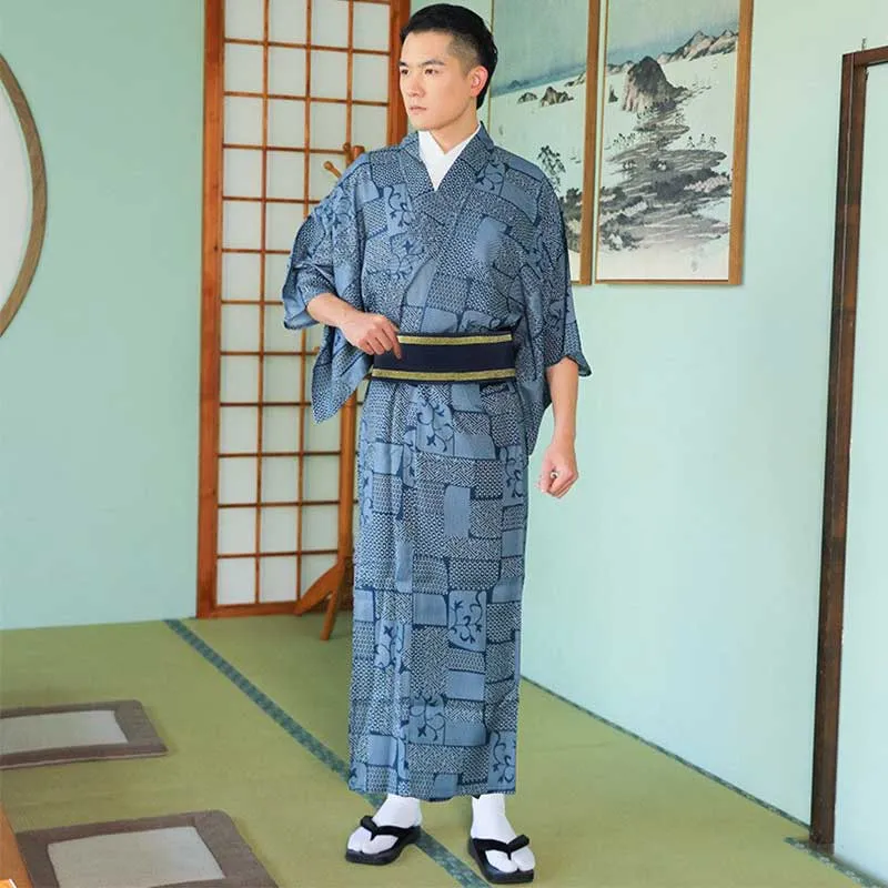 Traditional Japanese Male Kimono