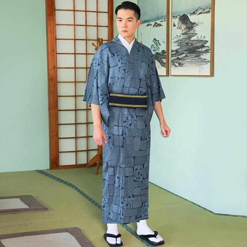 Traditional Japanese Male Kimono