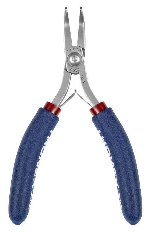 Tronex P552 Bent Nose Pliers with 60° Angled Sturdy Tips, 5.00" OAL
