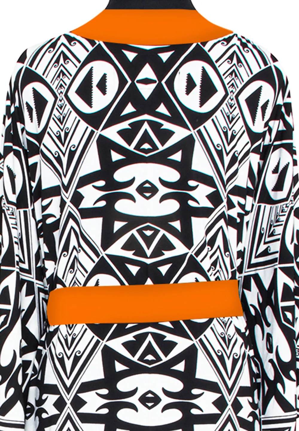 Tulum – Tribal Kimono (Neon Orange)