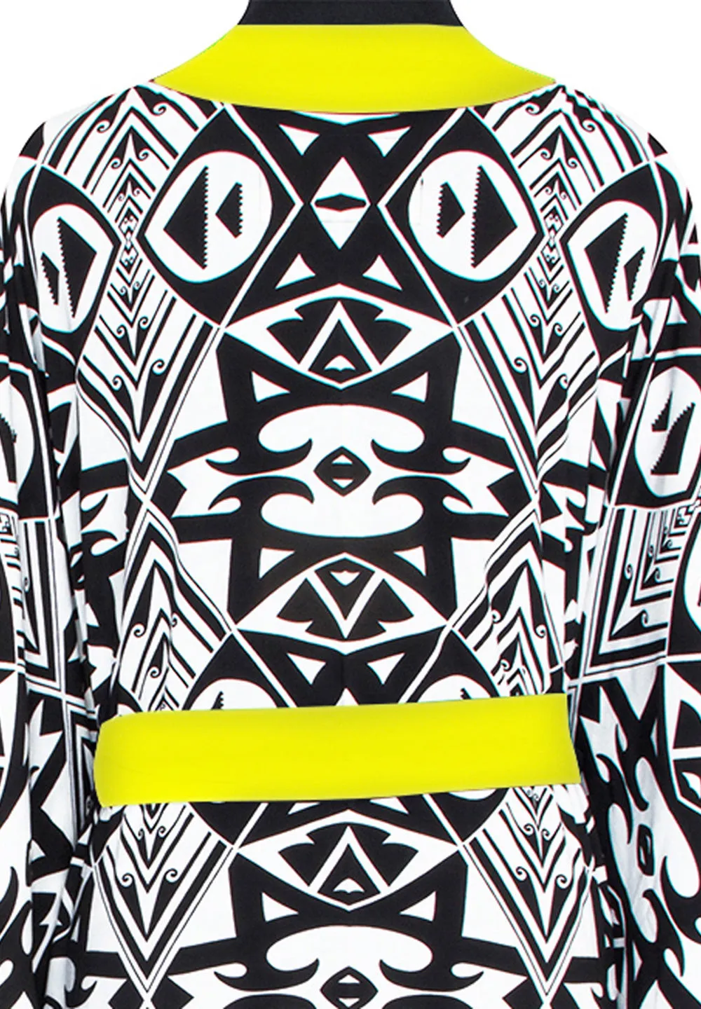 Tulum – Tribal Kimono (Neon Yellow)
