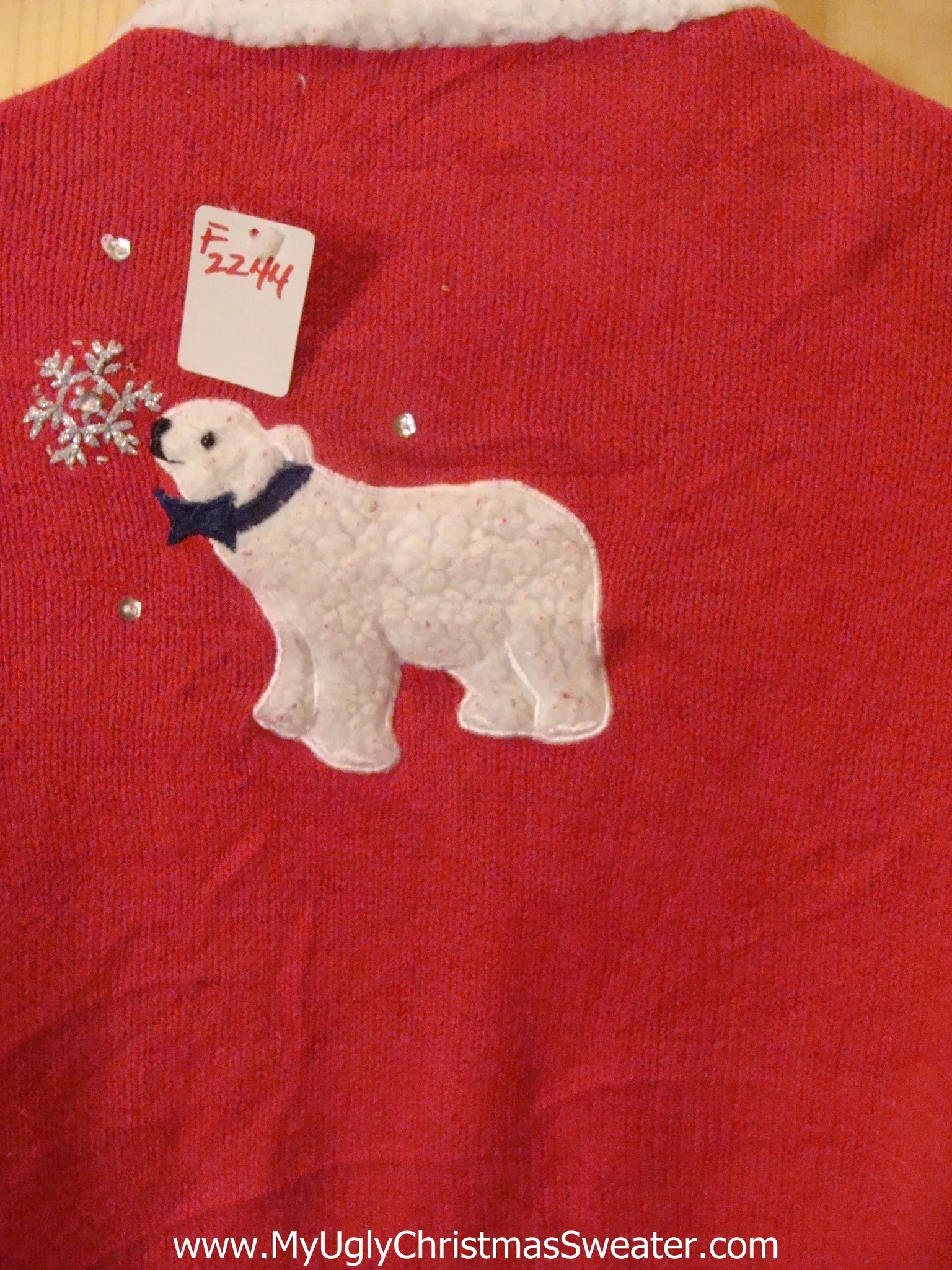 Ugly Christmas Sweater Fluffy Polar Bears