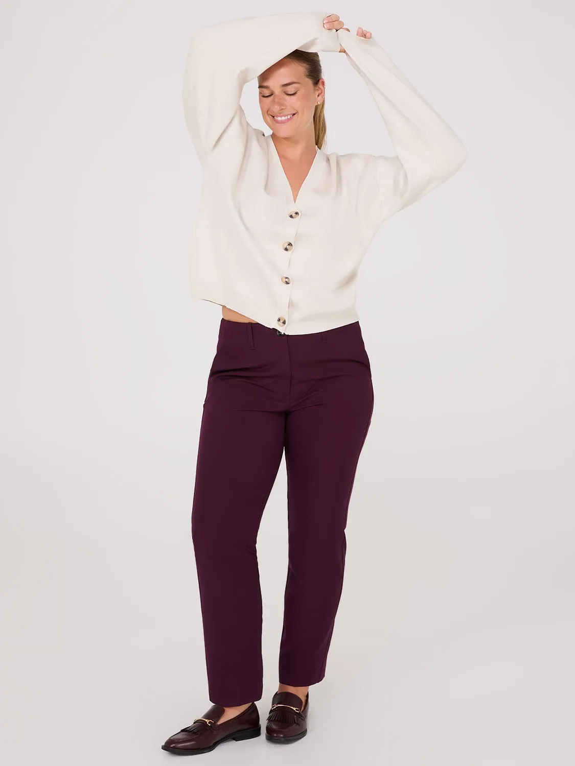 V-Neck Knit Cardigan
