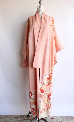 Vintage Silk Kimono with Obi
