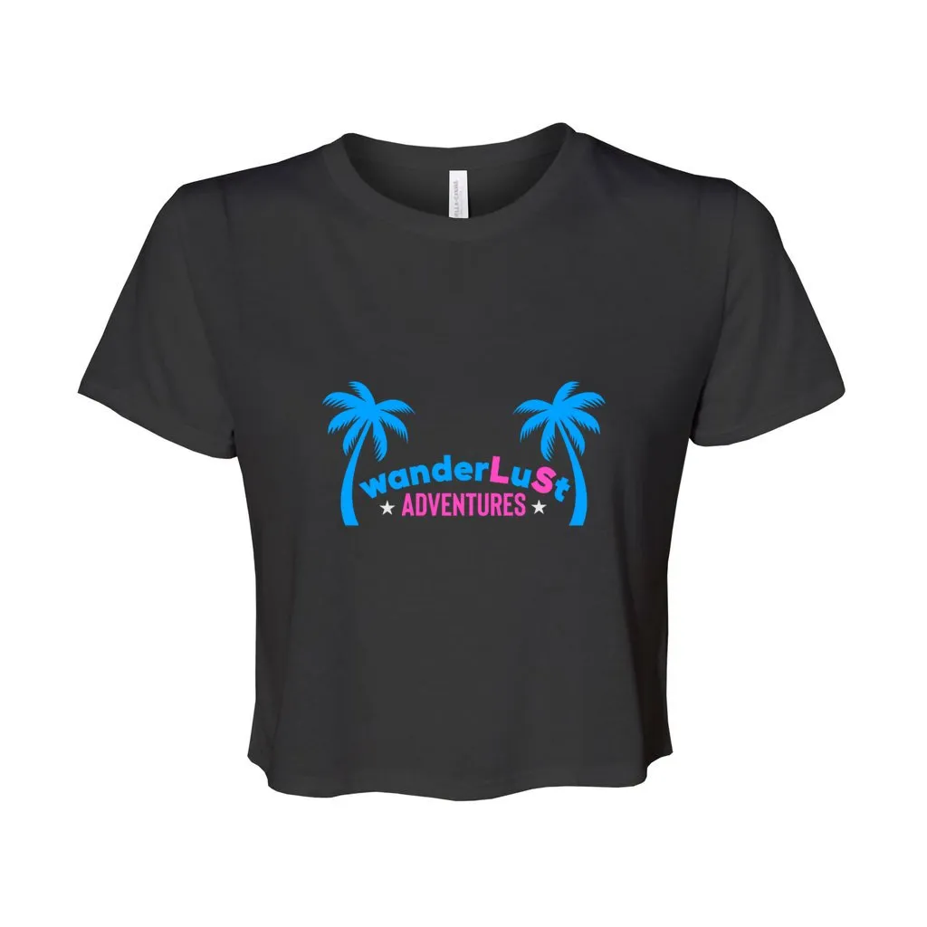 wanderLuSt ADVENTURES Women’s Flowy Cropped Tee