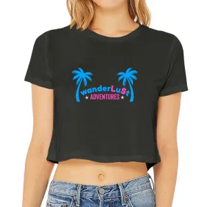 wanderLuSt ADVENTURES Women’s Flowy Cropped Tee