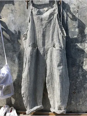 Women's Casual Streetwear School Casual Daily  Black and white plaid Blue and white plaid Yellow plaid Loose Overall Stripes Lattice