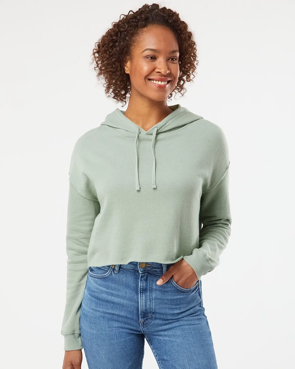 You Had Me At Coffee Independent Crop Hoodie